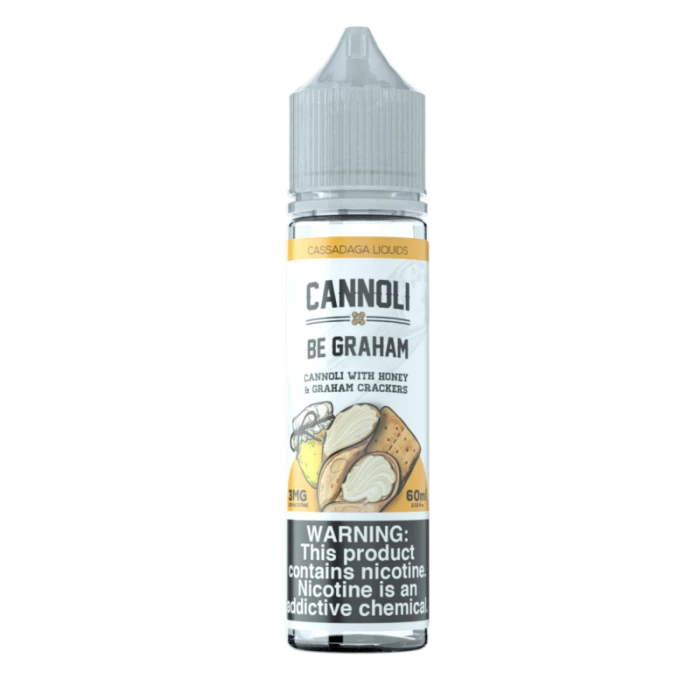 CASSADAGA LIQUIDS - CANNOLI BE GRAHAM - 60ML CASSADAGA LIQUIDS - CANNOLI BE GRAHAM - 60ML