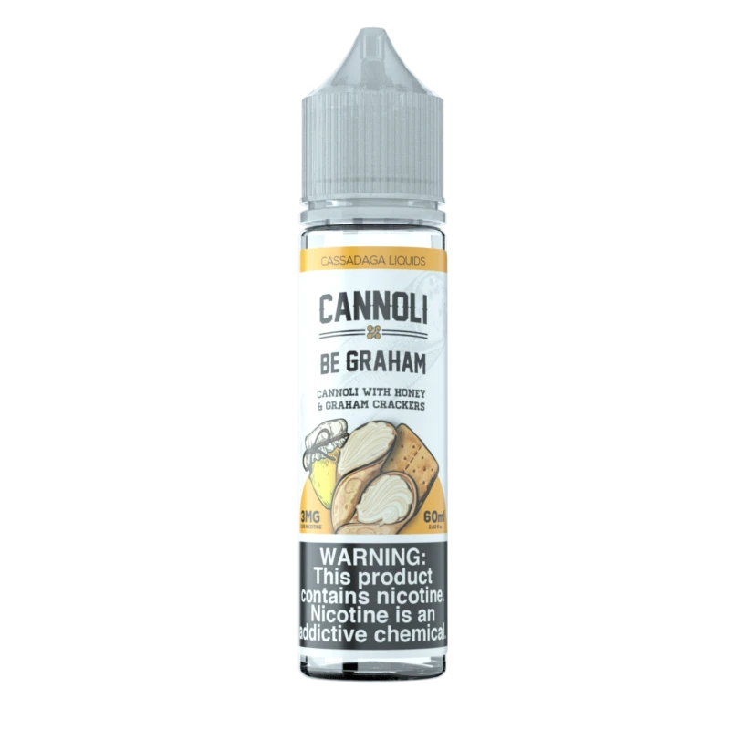 CASSADAGA LIQUIDS - CANNOLI BE GRAHAM - 60ML CASSADAGA LIQUIDS - CANNOLI BE GRAHAM - 60ML
