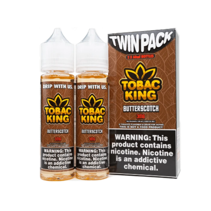 TOBAC KING - BUTTERSCOTCH TOBACCO - 60ML