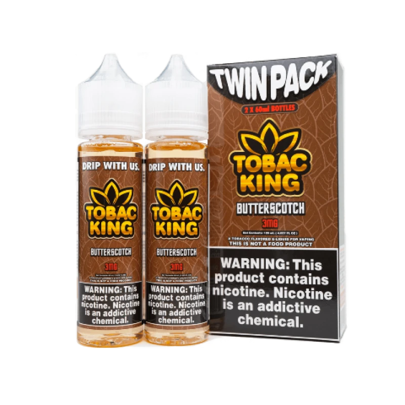 TOBAC KING - BUTTERSCOTCH TOBACCO - 60ML
