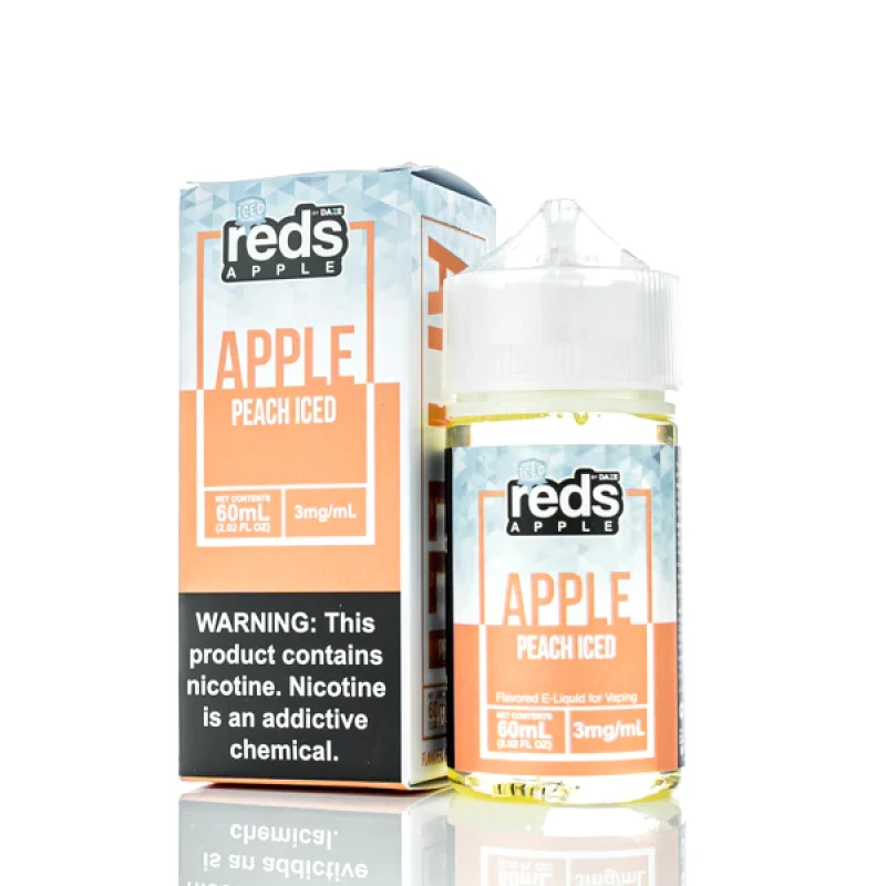 REDS 7DAZE APPLE JUICE - PEACH ICED - 60ML REDS 7DAZE APPLE JUICE - PEACH ICED - 60ML