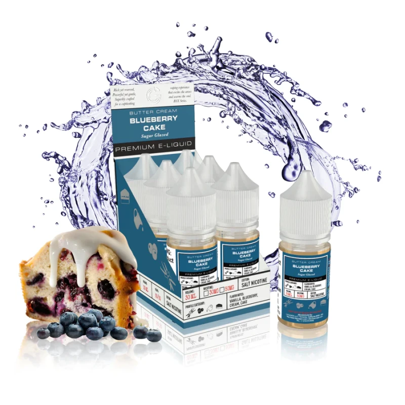 GLAS BASIX BSX Nic Salts - Blueberry Cake - 30ml GLAS BASIX BSX Nic Salts - Blueberry Cake - 30ml