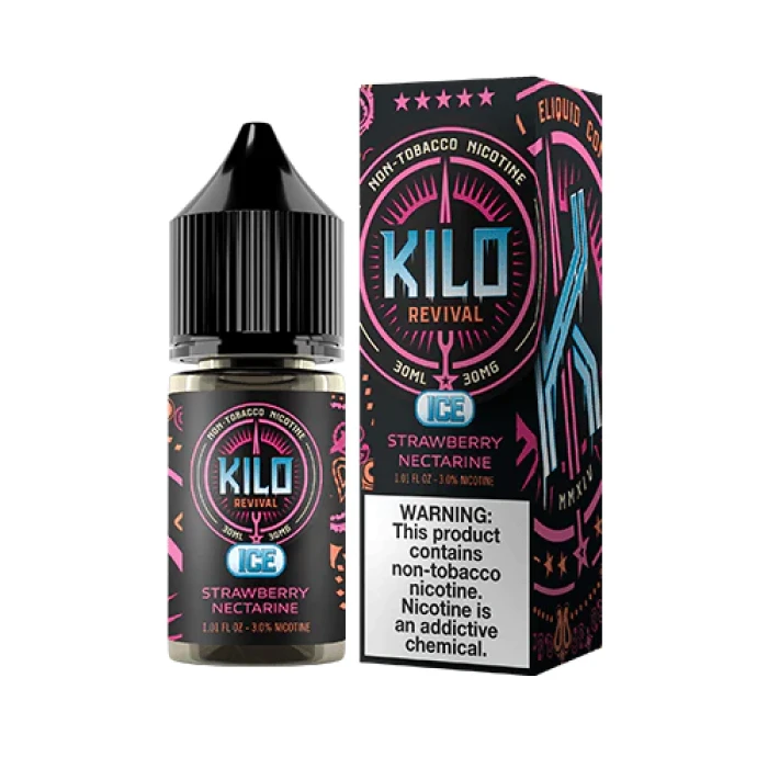 KILO REVIVAL SALT TFN - STRAWBERRY NECTARINE ICE - 30ML
