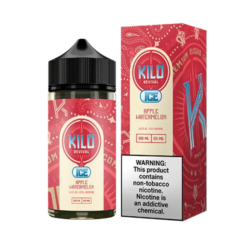 KILO REVIVAL TFN - APPLE WATERMELON ICE - 100ML KILO REVIVAL TFN - APPLE WATERMELON ICE - 100ML