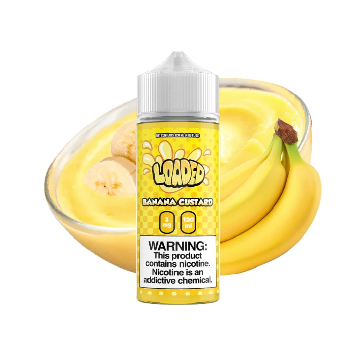 Loaded E-Liquid - Banana Custard - 120ml Loaded E-Liquid - Banana Custard - 120ml