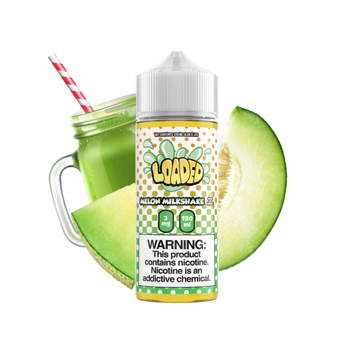 LOADED E-LIQUID - MELON MILKSHAKE - 120ML LOADED E-LIQUID - MELON MILKSHAKE - 120ML