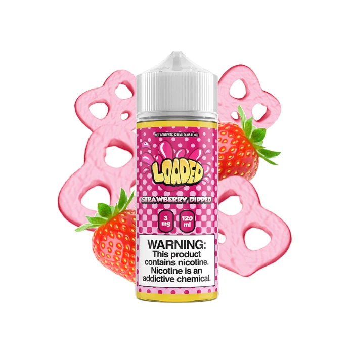 LOADED E-LIQUID - STRAWBERRY DIPPED - 120ML LOADED E-LIQUID - STRAWBERRY DIPPED - 120ML