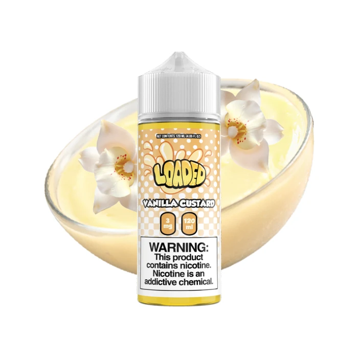 LOADED E-LIQUID - VANILLA CUSTARD - 120ML LOADED E-LIQUID - VANILLA CUSTARD - 120ML
