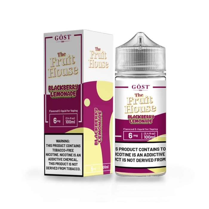THE FRUIT HOUSE BY GOST VAPOR - BLACKBERRY LEMONADE - 100ML