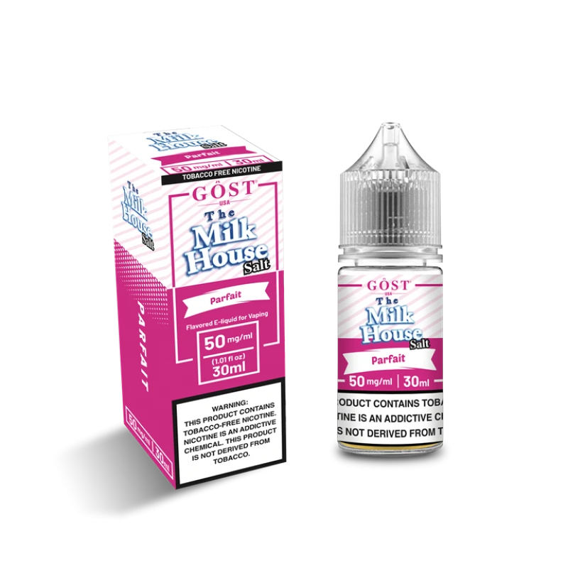 The Milk House Salt by GOST Vapor - Parfait Salt - 30ml The Milk House Salt by GOST Vapor - Parfait Salt - 30ml