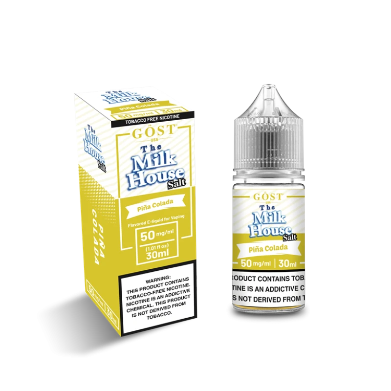 The Milk House Salt by GOST Vapor - Pina Colada Salt - 30ml The Milk House Salt by GOST Vapor - Pina Colada Salt - 30ml