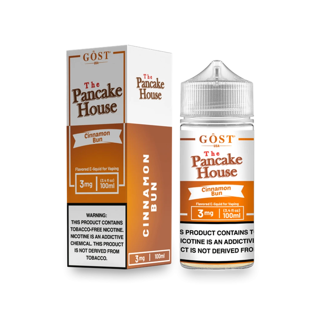 THE PANCAKE HOUSE BY GOST VAPOR - CINNAMON BUN - 100ML
