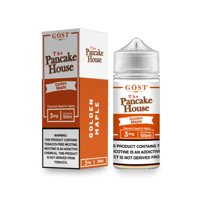 THE PANCAKE HOUSE BY GOST VAPOR - GOLDEN MAPLE - 100ML