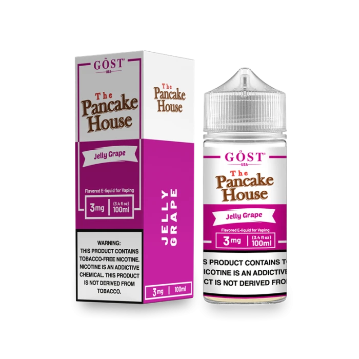 THE PANCAKE HOUSE BY GOST VAPOR - JELLY GRAPE - 100ML