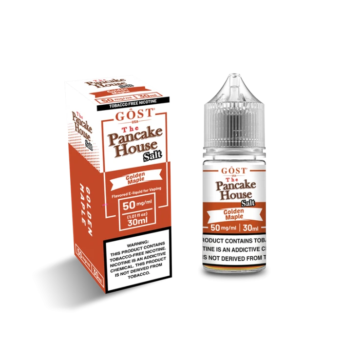 The Pancake House Salt by GOST Vapor - Golden Maple Salt - 30ml The Pancake House Salt by GOST Vapor - Golden Maple Salt - 30ml