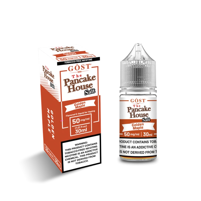 The Pancake House Salt by GOST Vapor - Golden Maple Salt - 30ml The Pancake House Salt by GOST Vapor - Golden Maple Salt - 30ml