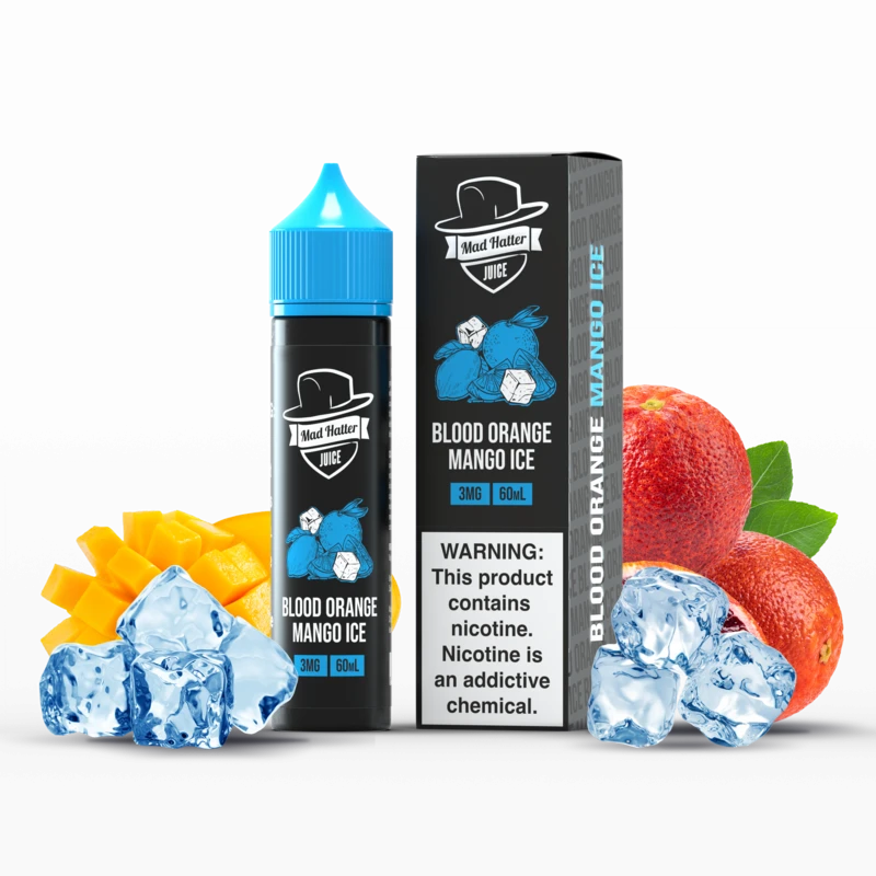 MAD HATTER - BLOOD ORANGE MANGO ICE - 60ML MAD HATTER - BLOOD ORANGE MANGO ICE - 60ML