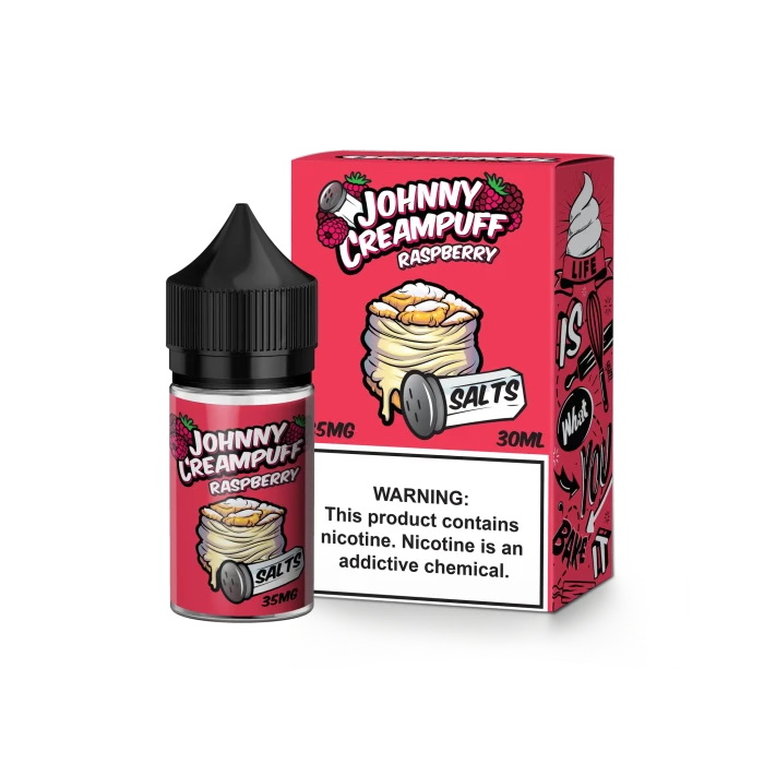 JOHNNY CREAMPUFF SALTS - RASPBERRY - 30ML