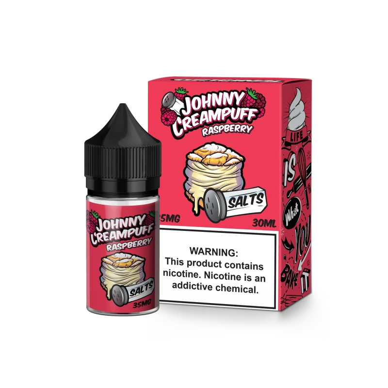 JOHNNY CREAMPUFF SALTS - RASPBERRY - 30ML