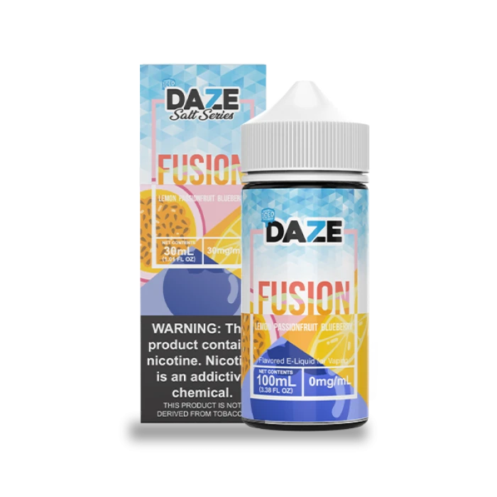 7DAZE FUSION TFN - LEMON PASSIONFRUIT BLUEBERRY ICED - 100ML 7DAZE FUSION TFN - LEMON PASSIONFRUIT BLUEBERRY ICED - 100ML