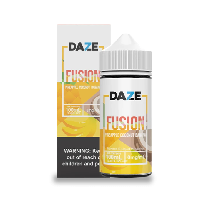 7DAZE FUSION TFN - PINEAPPLE COCONUT BANANA - 100ML