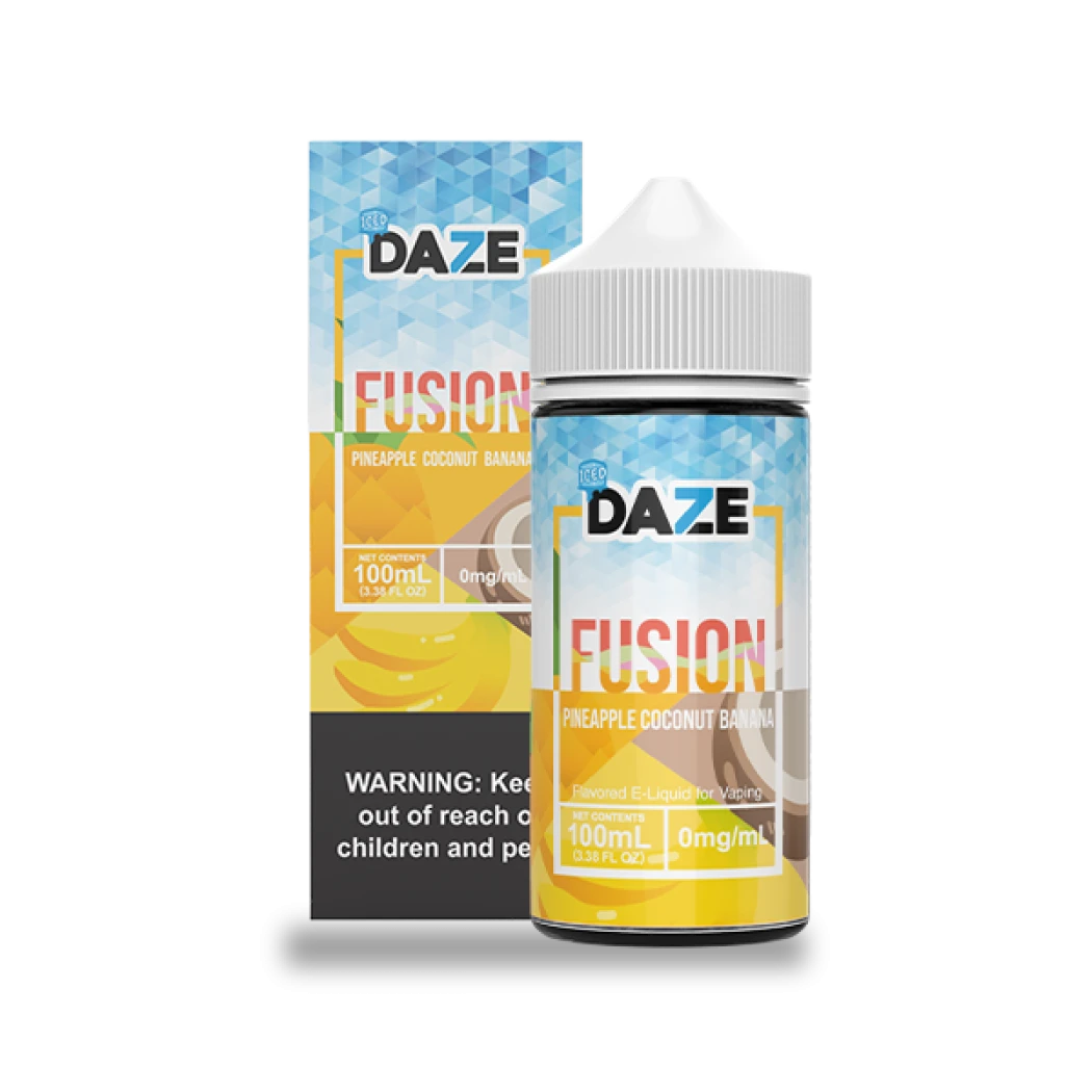 7DAZE FUSION TFN - PINEAPPLE COCONUT BANANA ICED - 100ML