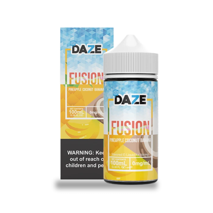 7DAZE FUSION TFN - PINEAPPLE COCONUT BANANA ICED - 100ML