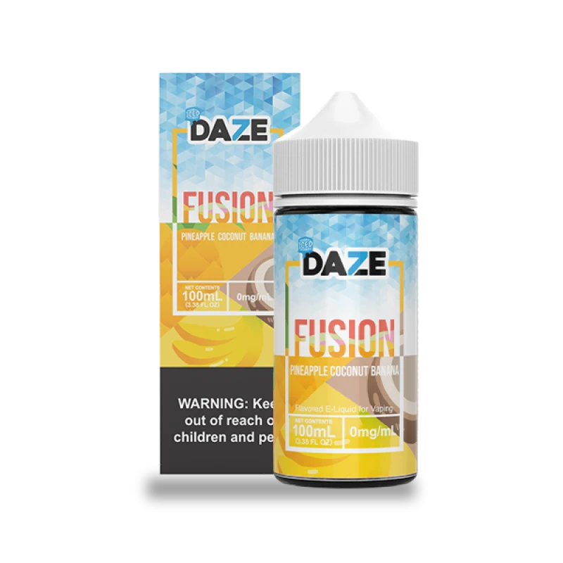 7Daze Fusion TFN - Pineapple Coconut Banana Iced - 100ml 7Daze Fusion TFN - Pineapple Coconut Banana Iced - 100ml
