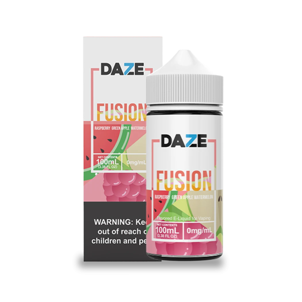 7DAZE FUSION TFN - RASPBERRY GREEN APPLE WATERMELON - 100ML