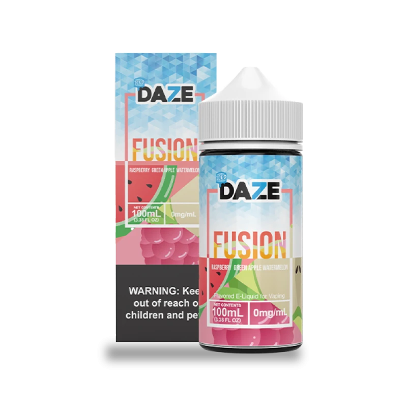7Daze Fusion TFN - Raspberry Green Apple Watermelon Iced - 100ml 7Daze Fusion TFN - Raspberry Green Apple Watermelon Iced - 100ml