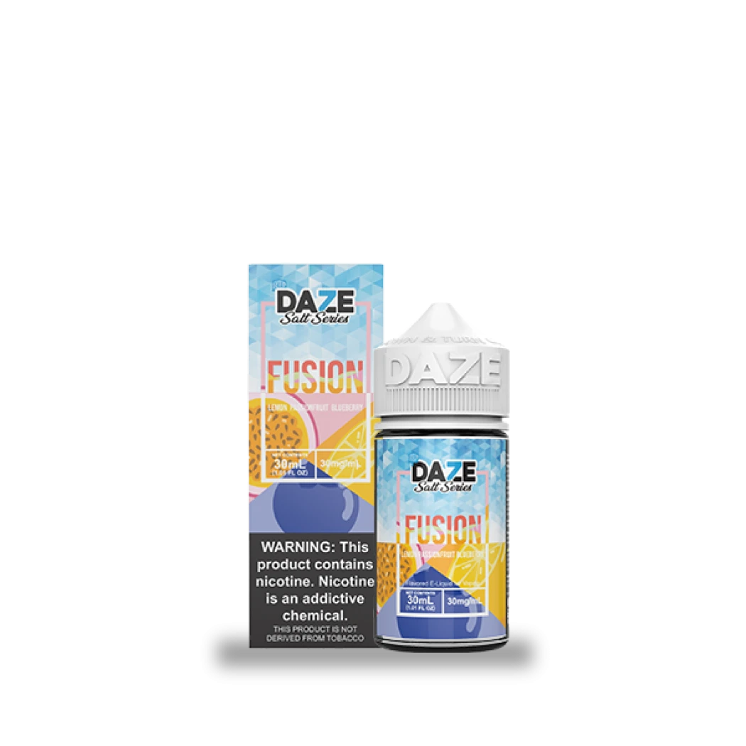7DAZE FUSION TFN SALT - LEMON PASSIONFRUIT BLUEBERRY ICED - 30ML