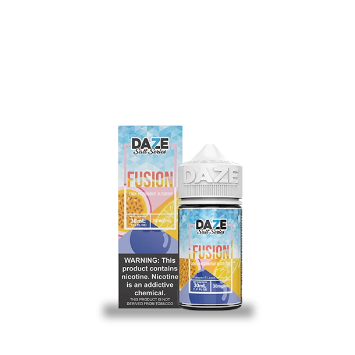 7DAZE FUSION TFN SALT - LEMON PASSIONFRUIT BLUEBERRY ICED - 30ML