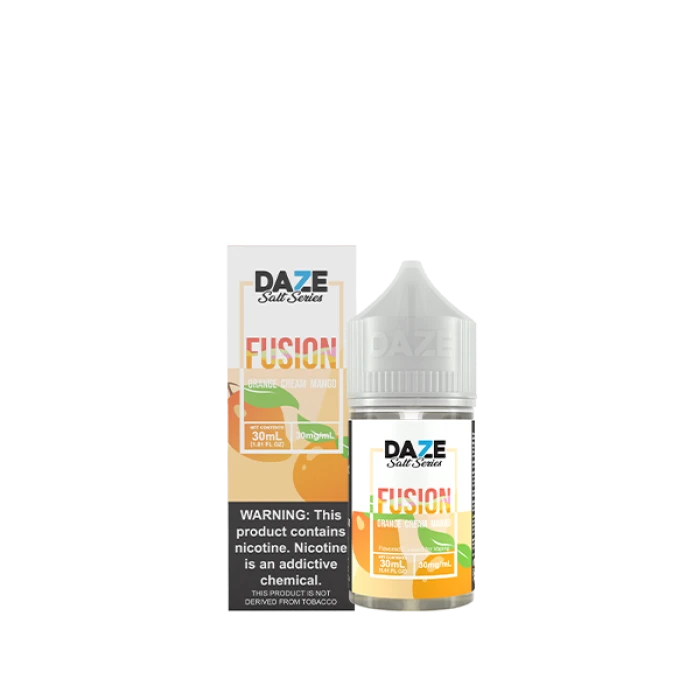 7DAZE FUSION TFN SALT - ORANGE CREAM MANGO - 30ML