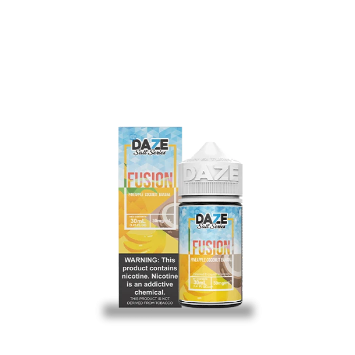 7DAZE FUSION TFN SALT - PINEAPPLE COCONUT BANANA ICED - 30ML 7DAZE FUSION TFN SALT - PINEAPPLE COCONUT BANANA ICED - 30ML