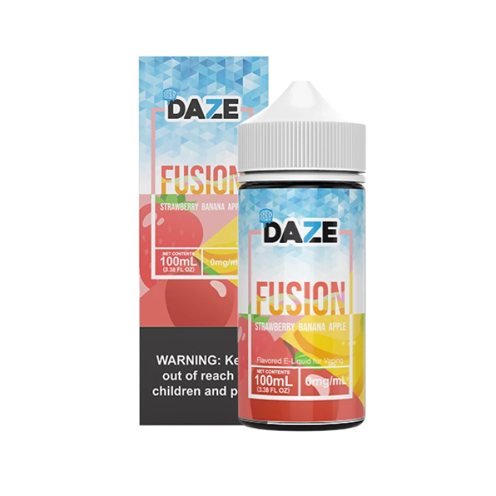 7Daze Fusion TFN - Strawberry Banana Apple Iced - 100ml 7Daze Fusion TFN - Strawberry Banana Apple Iced - 100ml