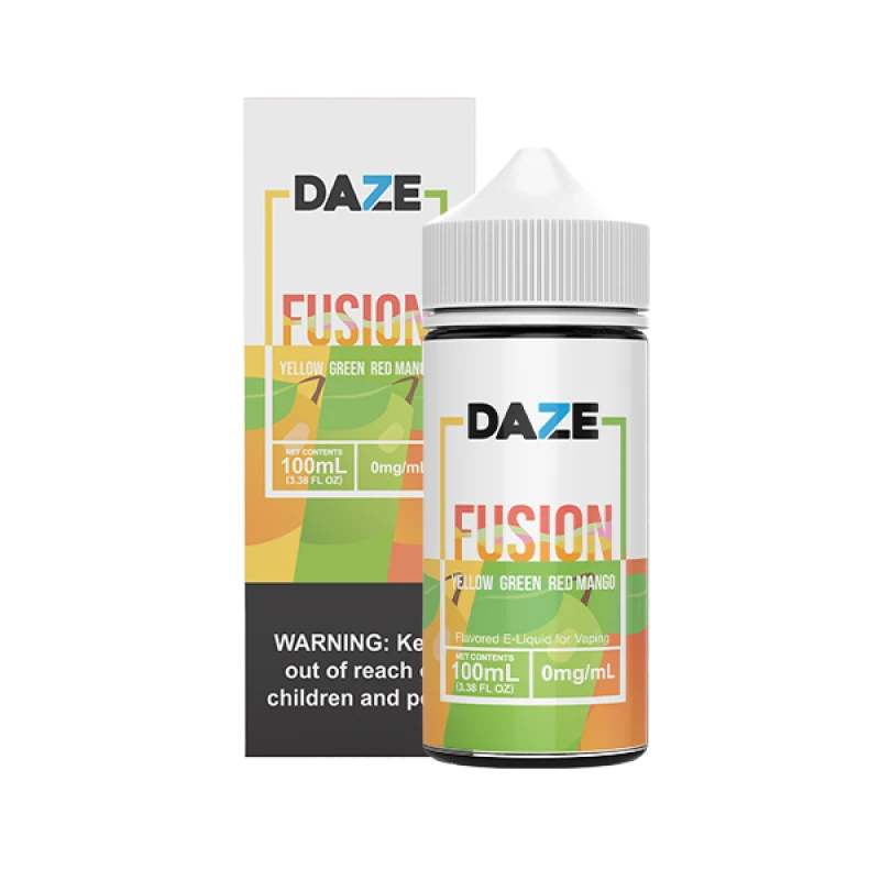 7Daze Fusion TFN - Yellow Green Red Mango - 100ml 7Daze Fusion TFN - Yellow Green Red Mango - 100ml