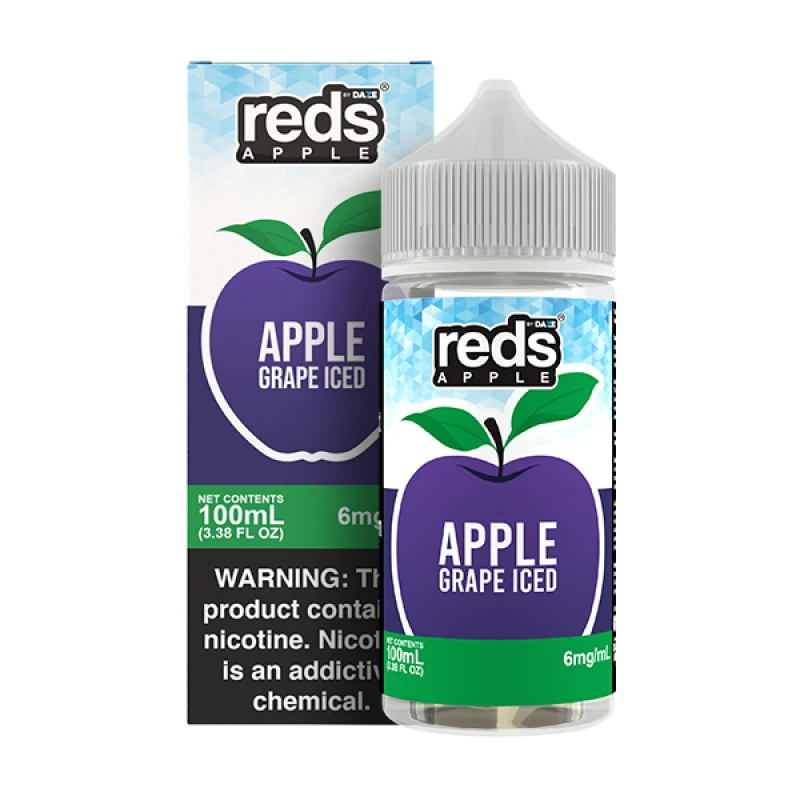 7DAZE REDS APPLE JUICE - GRAPE ICED - 100ML
