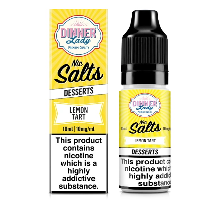 DINNER LADY SALTS DESSERTS - LEMON TART - 10ML DINNER LADY SALTS DESSERTS - LEMON TART - 10ML