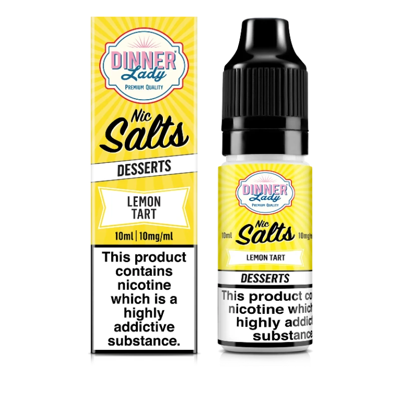DINNER LADY SALTS DESSERTS - LEMON TART - 10ML DINNER LADY SALTS DESSERTS - LEMON TART - 10ML
