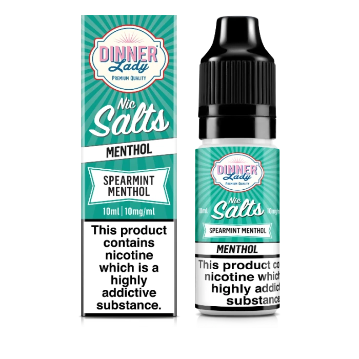 DINNER LADY SALTS ICE - SPEARMINT MENTHOL - 10ML