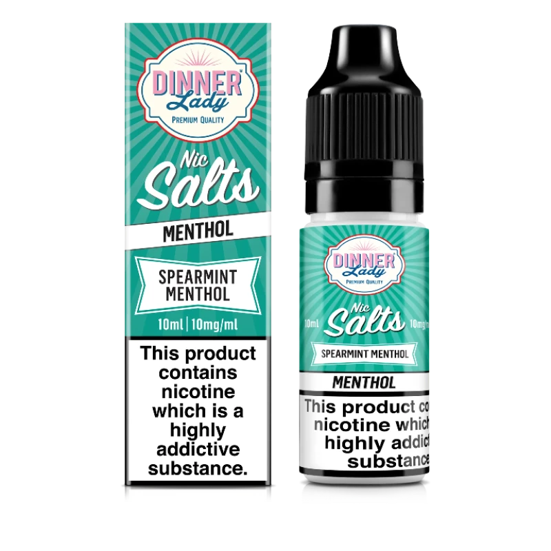 DINNER LADY SALTS ICE - SPEARMINT MENTHOL - 10ML