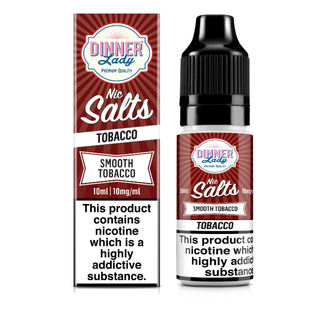 DINNER LADY SALTS TOBACCO - SMOOTH TOBACCO - 10ML