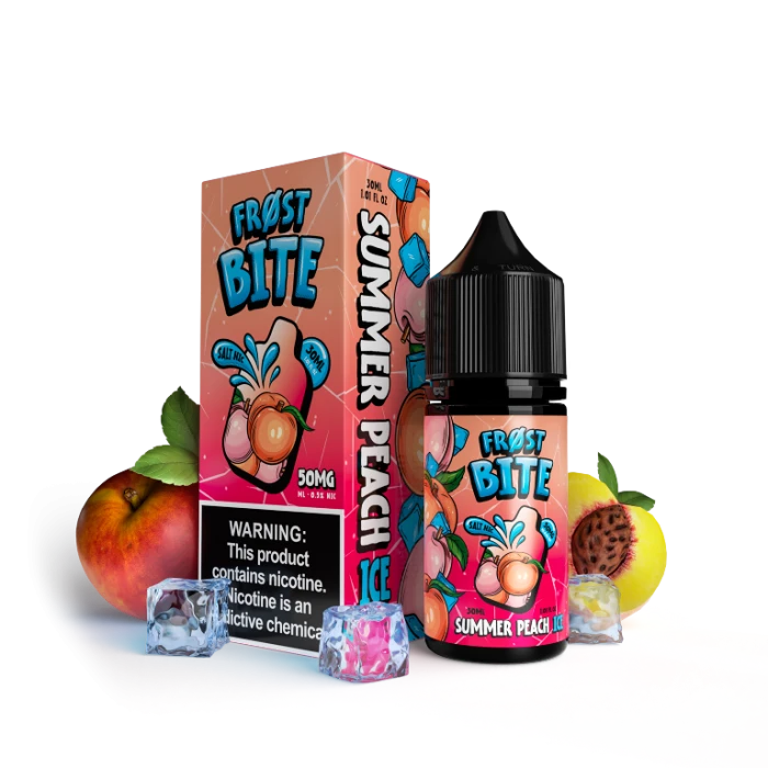FROST BITE SALTS - SUMMER PEACH ICE - 30ML