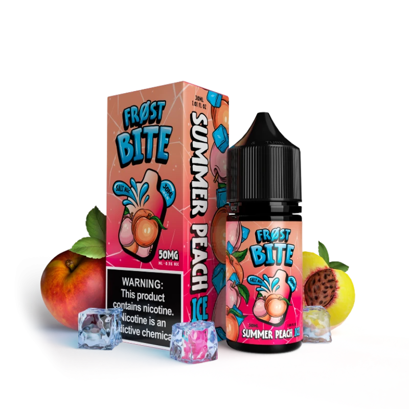 Frost Bite Salts - Summer Peach Ice - 30ml Frost Bite Salts - Summer Peach Ice - 30ml