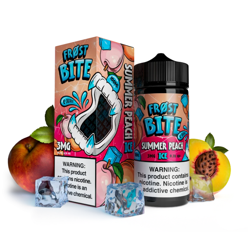 FROST BITE - SUMMER PEACH ICE - 100ML FROST BITE - SUMMER PEACH ICE - 100ML