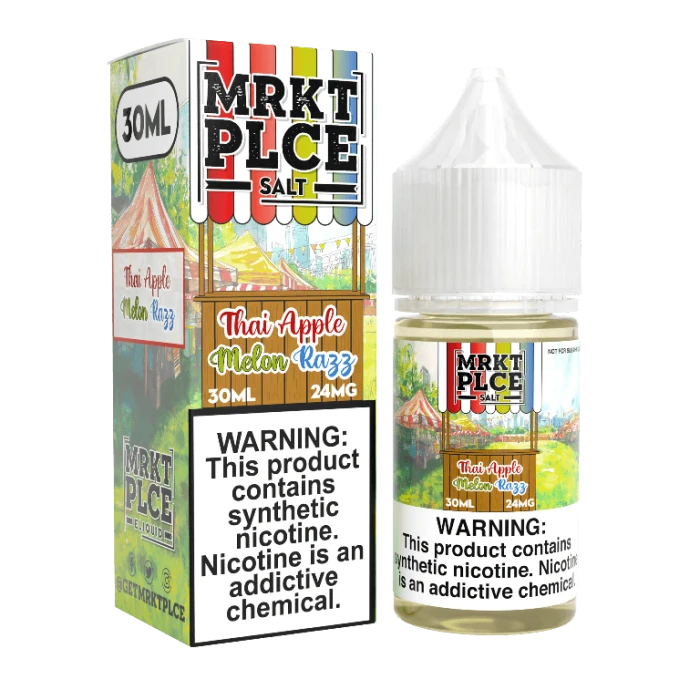 MRKT PLCE SALT - THAI APPLE MELON RAZZ - 30ML