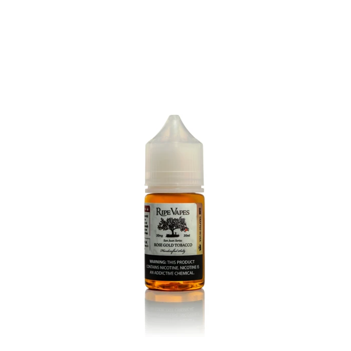 RIPE VAPES HANDCRAFTED JOOSE SALTS TFN - SAN JUAN ROSE GOLD - 30ML RIPE VAPES HANDCRAFTED JOOSE SALTS TFN - SAN JUAN ROSE GOLD - 30ML
