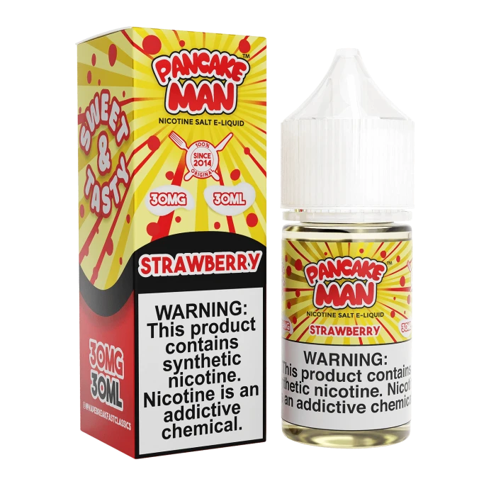 VAPE BREAKFAST CLASSICS SALT - PANCAKE MAN STRAWBERRY - 30ML