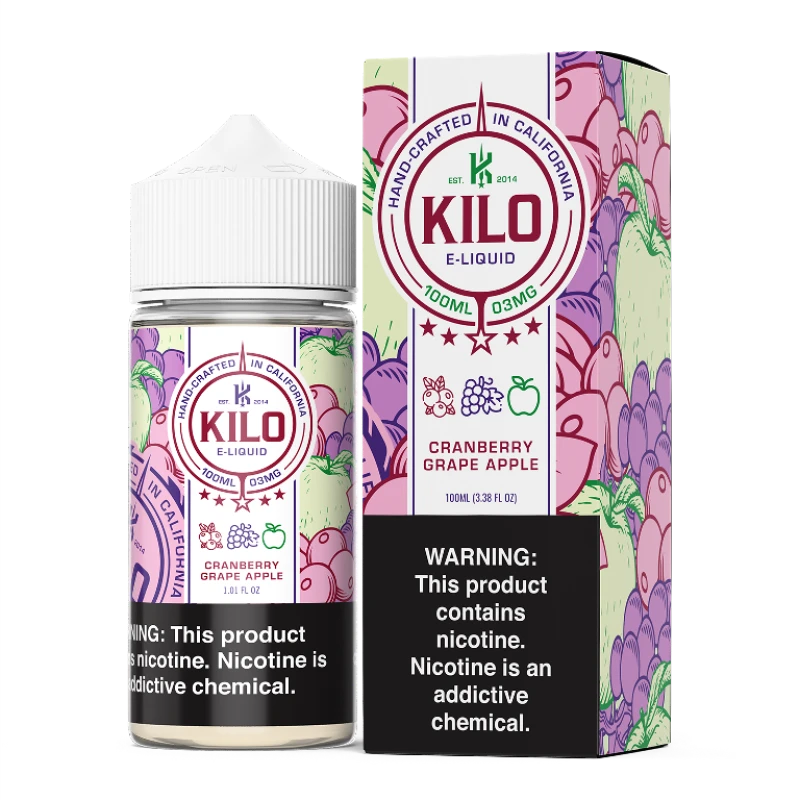 KILO REVIVAL - CRANBERRY GRAPE APPLE - 100ML