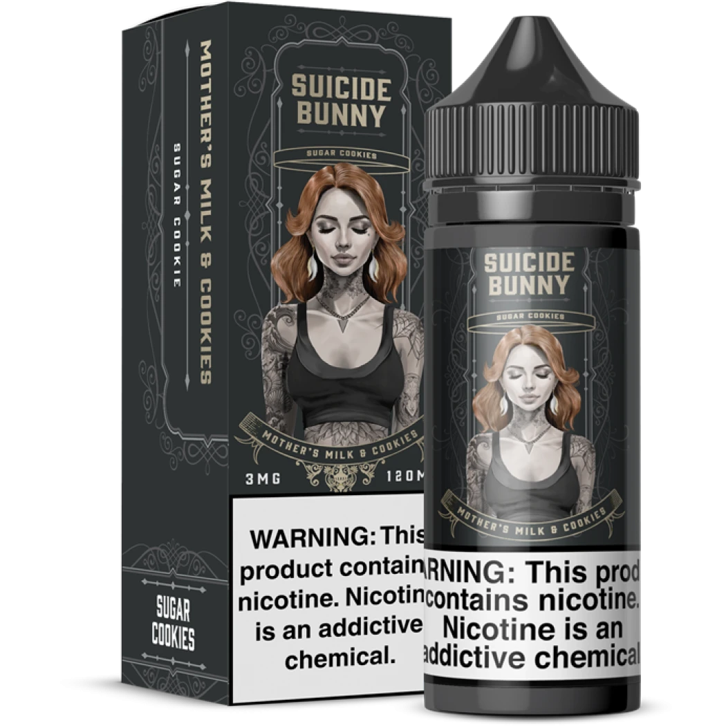 SUICIDE BUNNY - MOTHERS MILK & COOKIES - 120ML